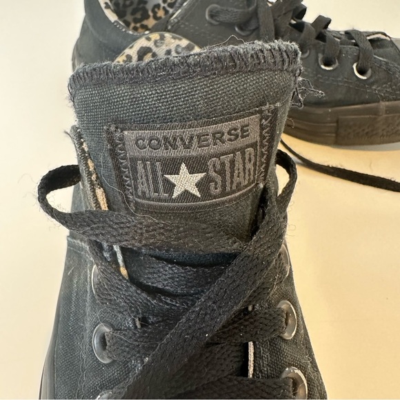 Converse All black Mafison Sneaker with leopard print inside - Picture 11 of 16